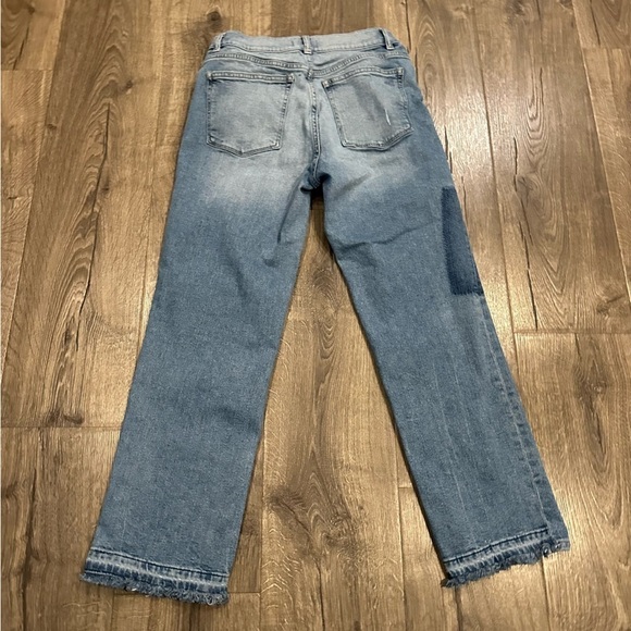 DL1961 Women's Jeans Sz 27 Patti Straight Denim Vintage Ankle Patches High Rise - Picture 6 of 10